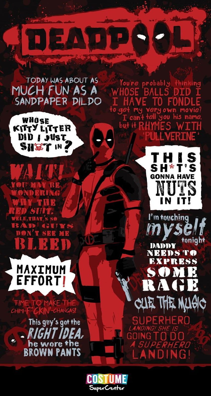 คำคม Deadpool ที่ดีที่สุด คำพูดของ Deadpool การ์ตูน Deadpool ที่ดีที่สุด วอลล์เปเปอร์โทรศัพท์ HD