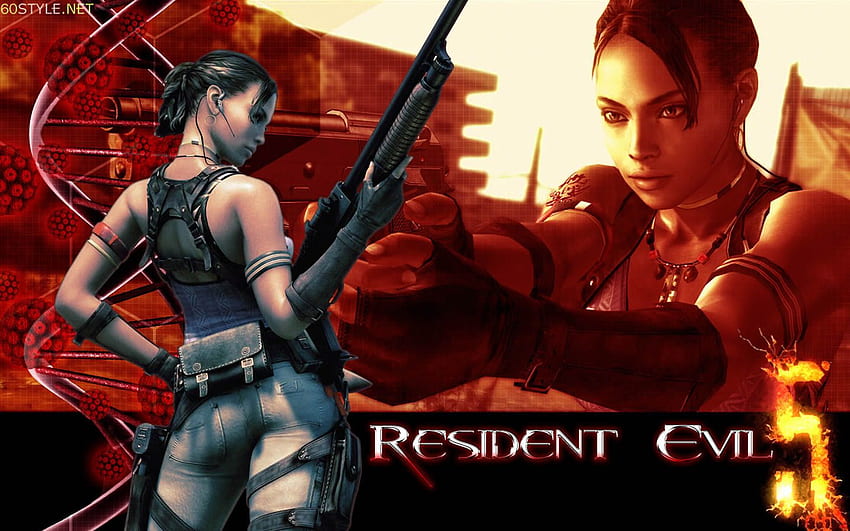 Cool Sheva Alomar in Resident Evil 5 - HD wallpaper