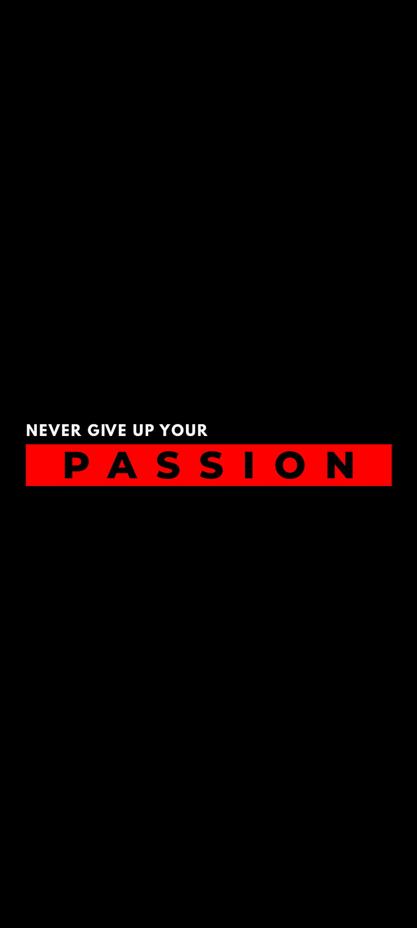Passion Quote, word, quotes HD phone wallpaper