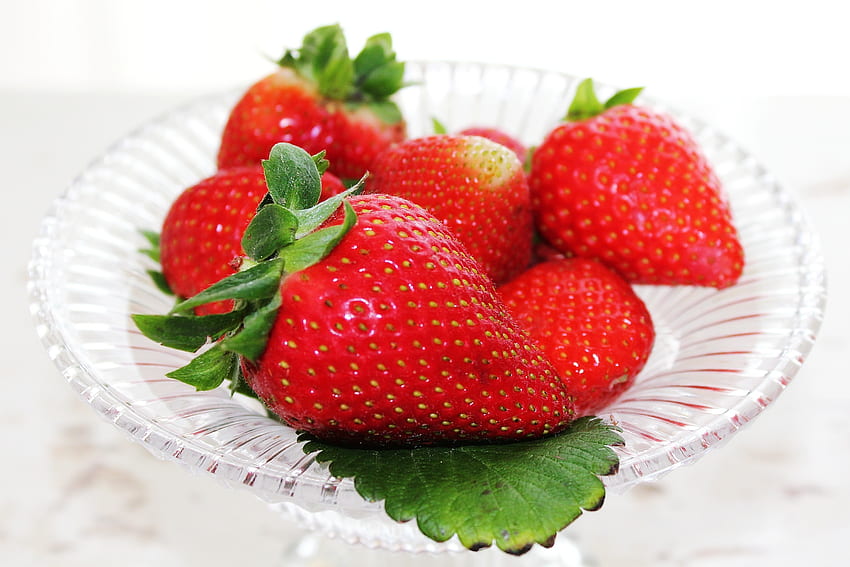 Food, Strawberry, Berries, Bowl, Ripe HD wallpaper