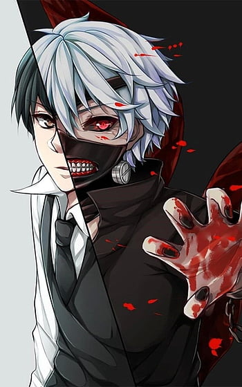 Download wallpaper 1440x2630 ken kaneki, tokyo ghoul, anime, dark, samsung  galaxy note 8, 1440x2630 hd background, 4472