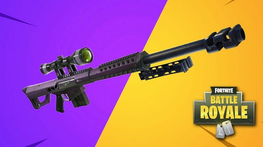 Most Overpowered Way to Use the New Heavy Sniper Rifle in Fortnite HD wallpaper