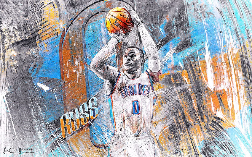 Russell Westbrook . Basketball at, Russ Laptop HD wallpaper