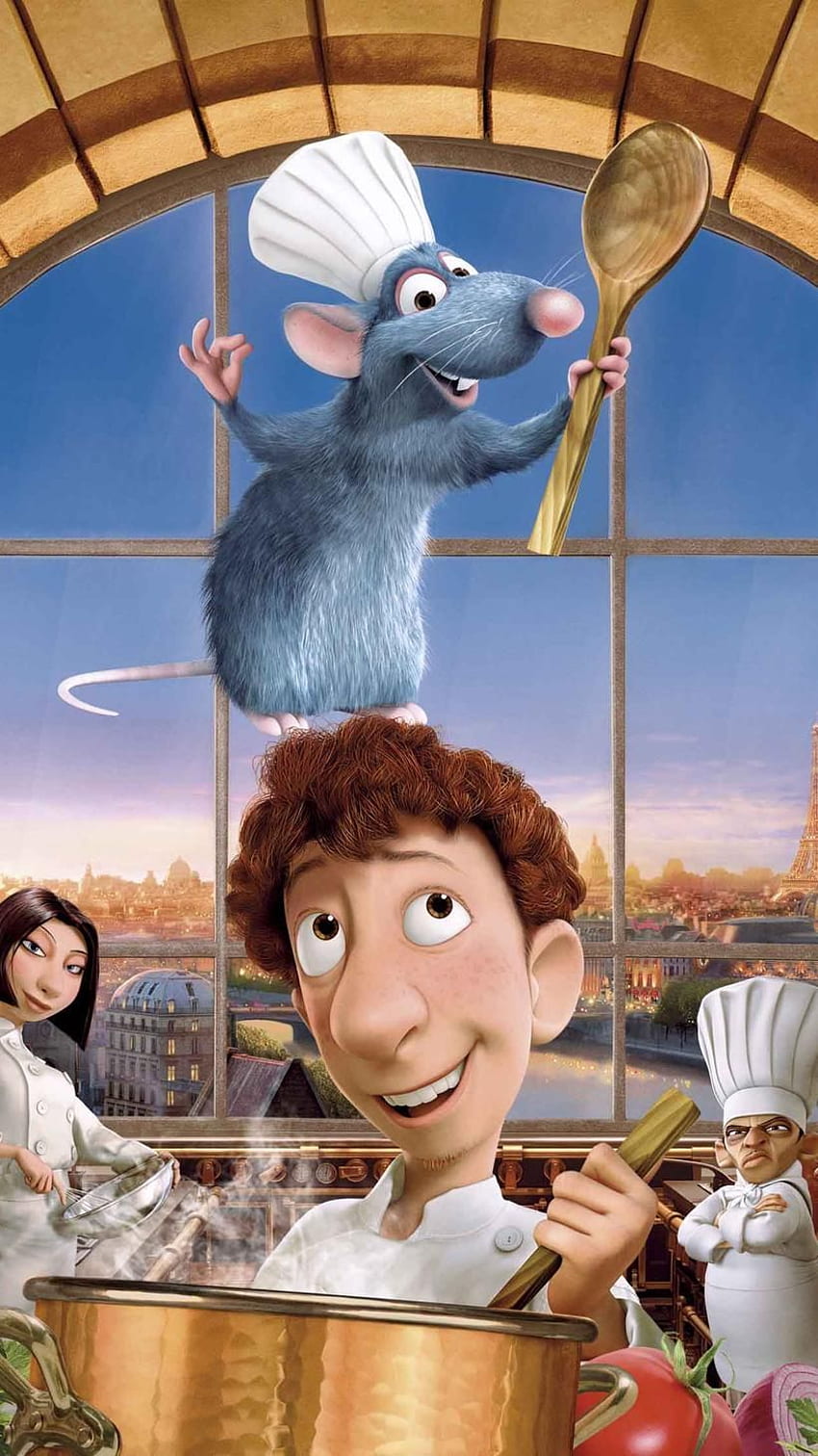 DUVAR · E (2008) Telefon . Sinema çılgınlığı. Ratatouille disney, Disney, Ratatouille filmi HD telefon duvar kağıdı