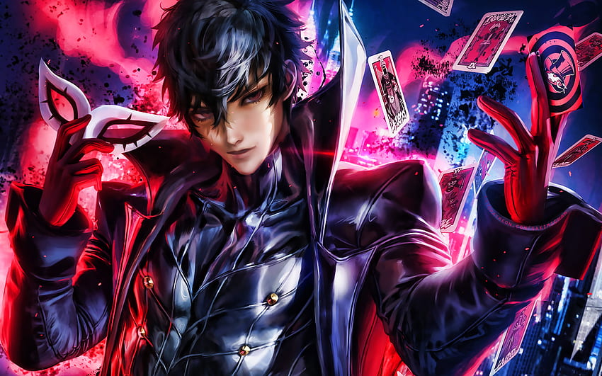 Joker, protagonist, Persona 5, manga, artwork, Ren Amamiya, Persona 5 ...