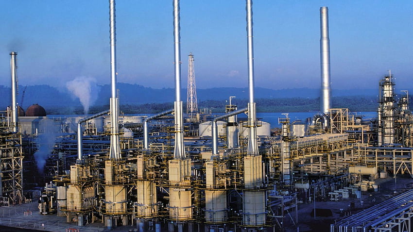 Raffineria di petrolio Pertamina Cilacap, raffineria di petrolio Sfondo HD