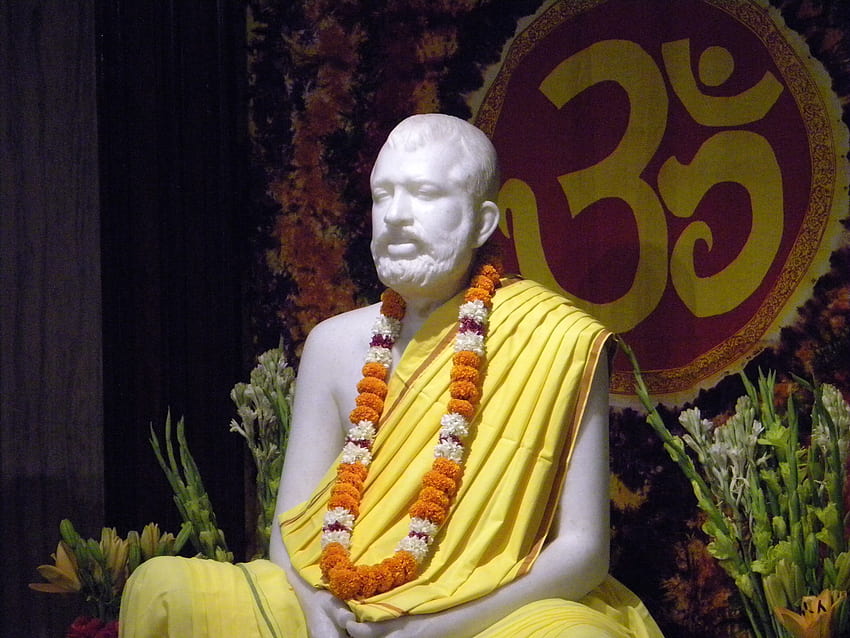 Rufen Sie Gott mit Glauben und Hingabe an, Sri Ramakrishna HD-Hintergrundbild