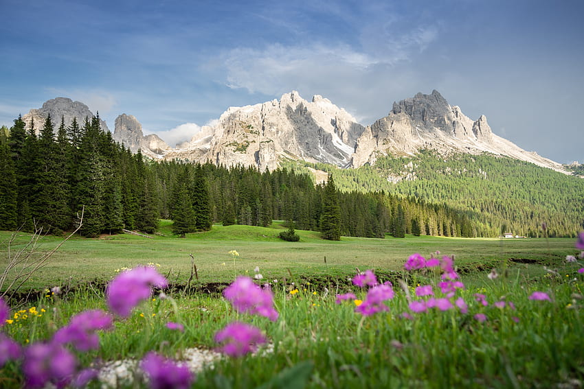 İtalya Dolomites, Dolomites, Doğa, İtalya, dağ HD duvar kağıdı