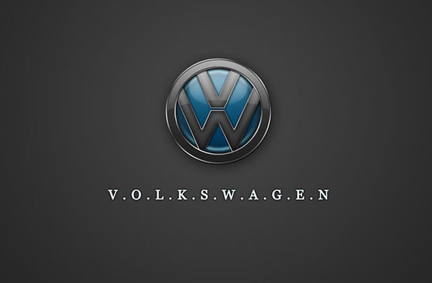 VW Logo fo, Volkswagen Logo papel de parede HD