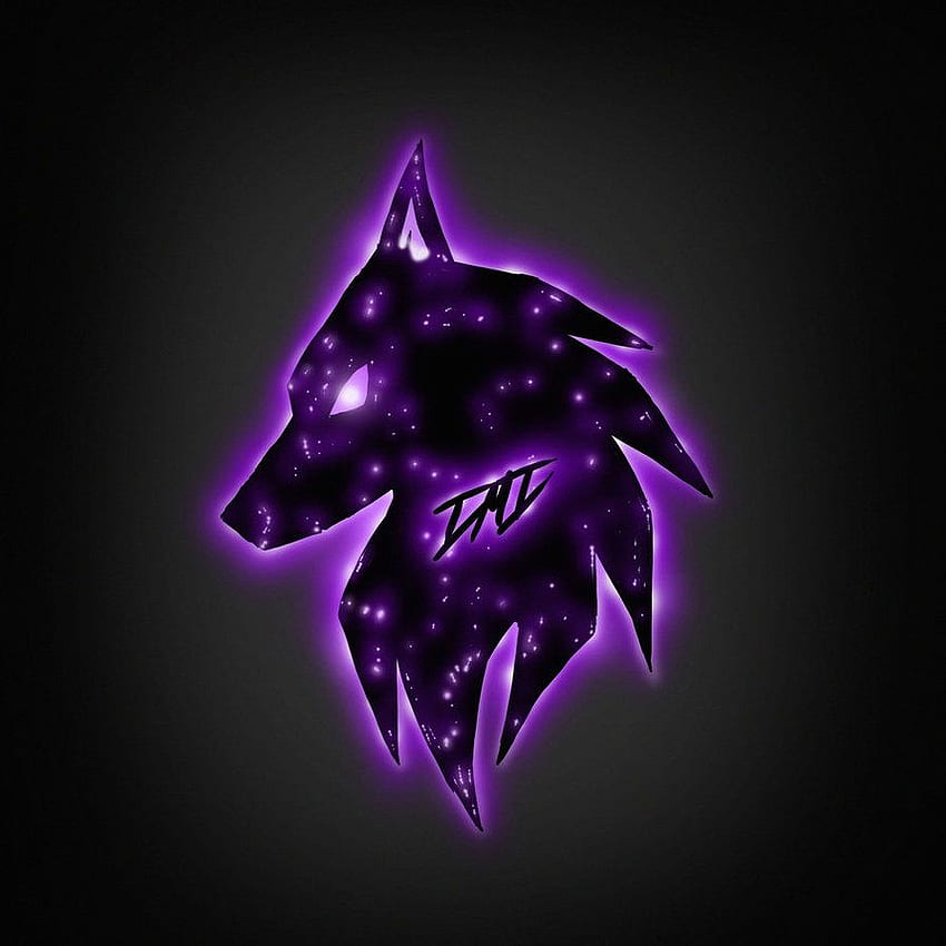 logo de loup, loup tribal Fond d'écran de téléphone HD
