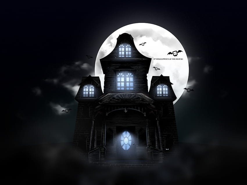 Scary House Background, Scary Church HD wallpaper