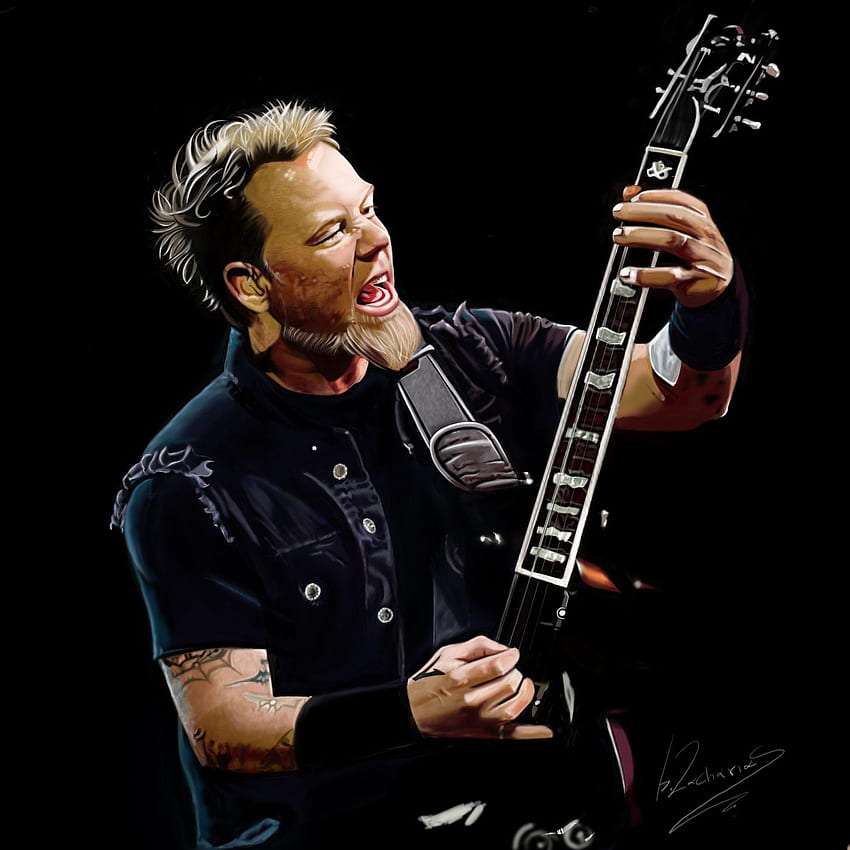 Młody James Hetfield, Metallica James Hetfield Tapeta na telefon HD