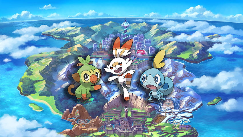 Download This Free Pokemon Sword And Shield Wallpaper Featuring The Galar  Starters – NintendoSoup