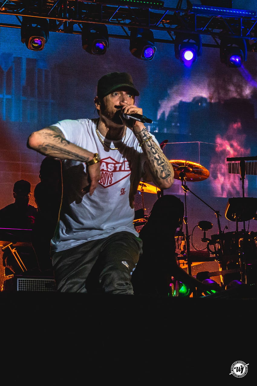 eminem performs at Firefly Music Festival 2018 HD phone wallpaper
