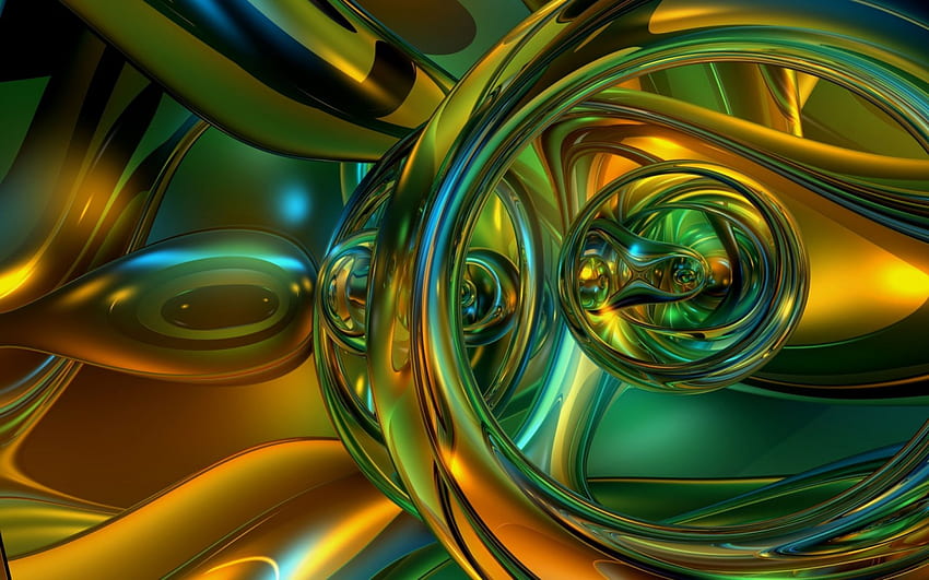 3D abstracto, abstracto, 3d fondo de pantalla