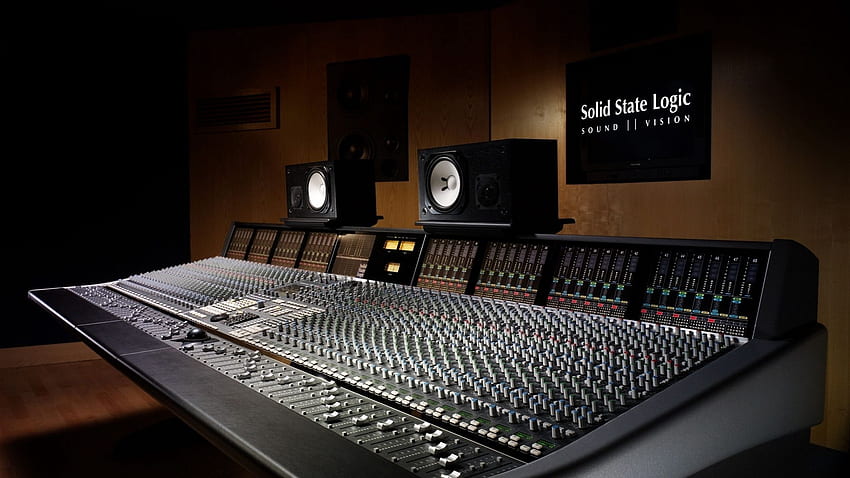 sound recording, studio, equipment full HD wallpaper