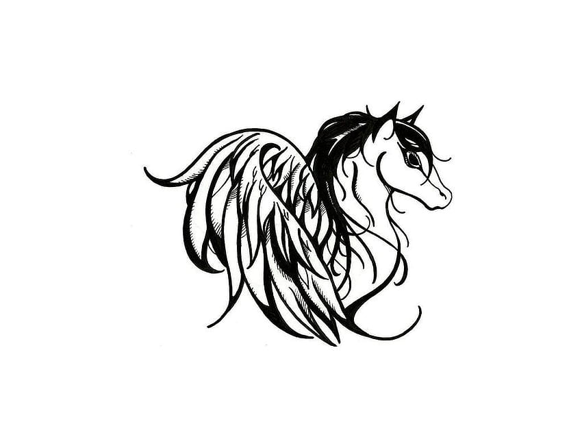 Horse Temporary Tattoo / Animal Tattoo / Horse Tattoos - Etsy Finland