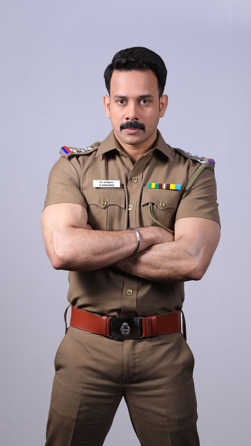 Бхарат, тамилски актьор, полиция, смел HD тапет за телефон