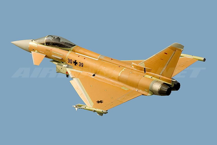 Eurofighter Typhoon, реактивен самолет, raf, реактивен изтребител, кралски военновъздушни сили, luftwaffe HD тапет
