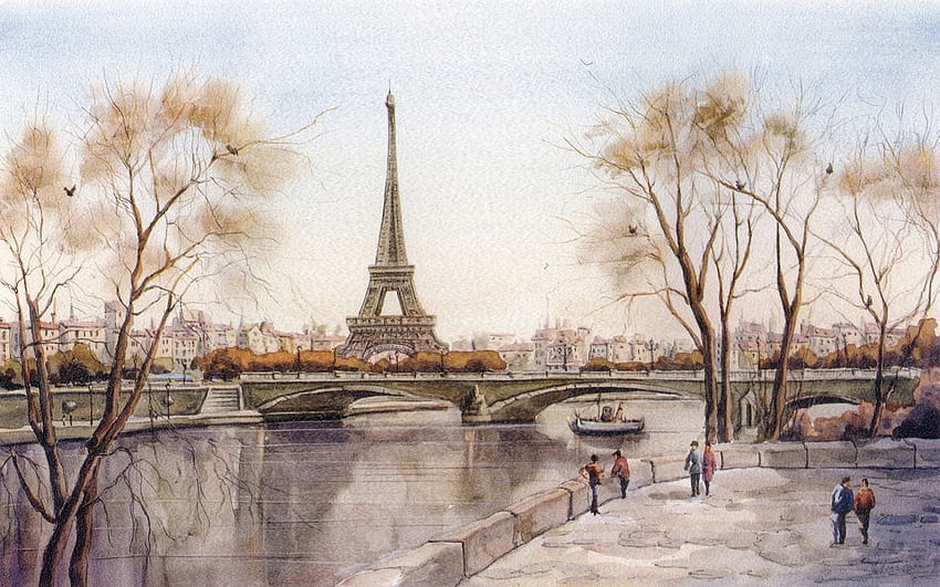 jess vanni on art. Paris , Paris, Paris background, Paris Watercolor HD wallpaper