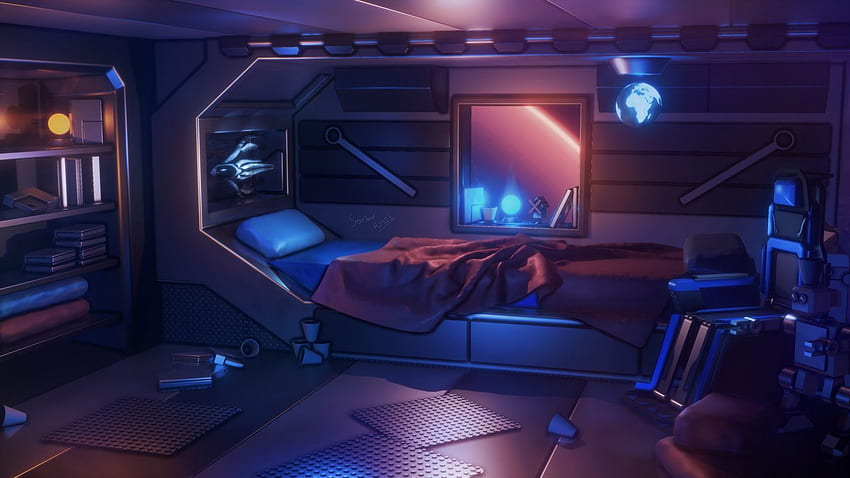 Cyberpunk Furniture Rooms Ideas. Cyberpunk, Cyberpunk Room, Cyberpunk Aesthetic HD wallpaper