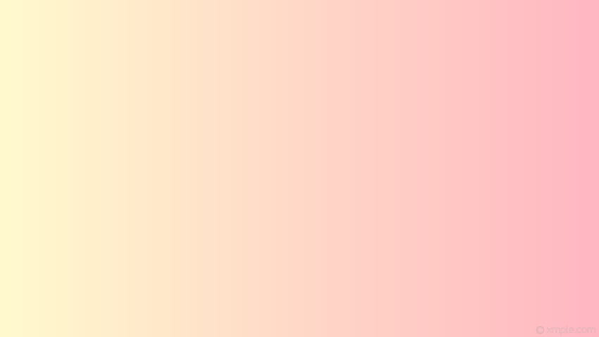 Żółty Różowy Gradient Liniowy Jasnoróżowy Cytrynowy - Pastelowy Żółty I Różowy Tapeta HD