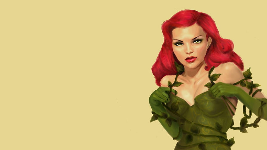 Poison Ivy, Poison Ivy Cartoon HD wallpaper