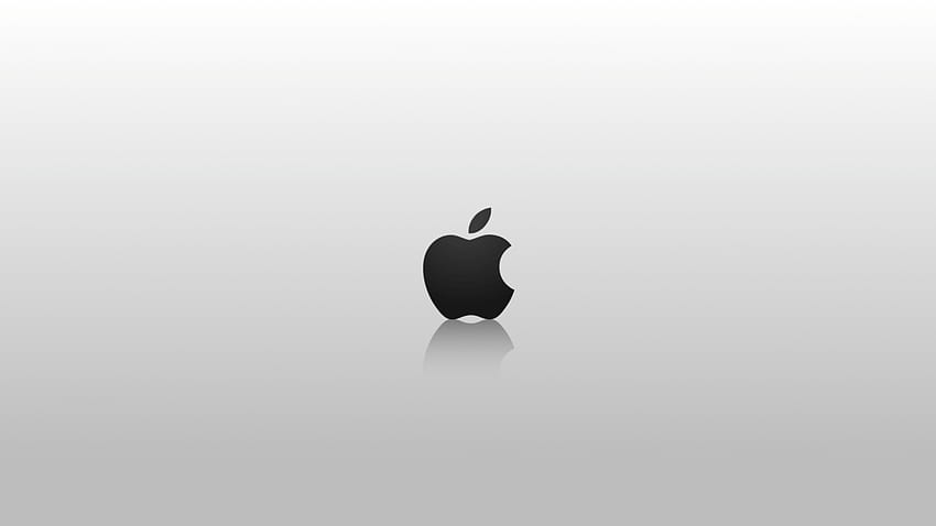 Czarne logo Apple Tapeta HD