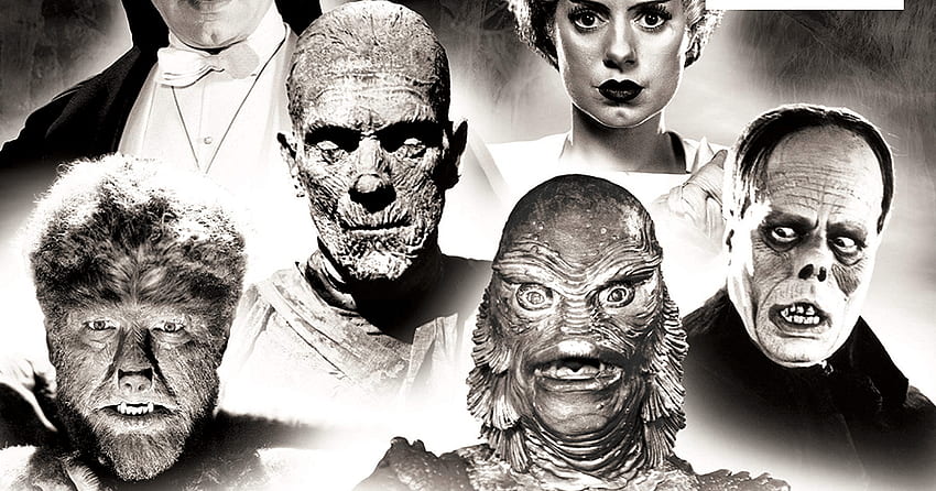Livre à couverture rigide 'Universal Studios Monsters: A Legacy Of Horror' révisé et mis à jour pour la réédition Bloody Disgusting, Universal Classic Monsters Fond d'écran HD
