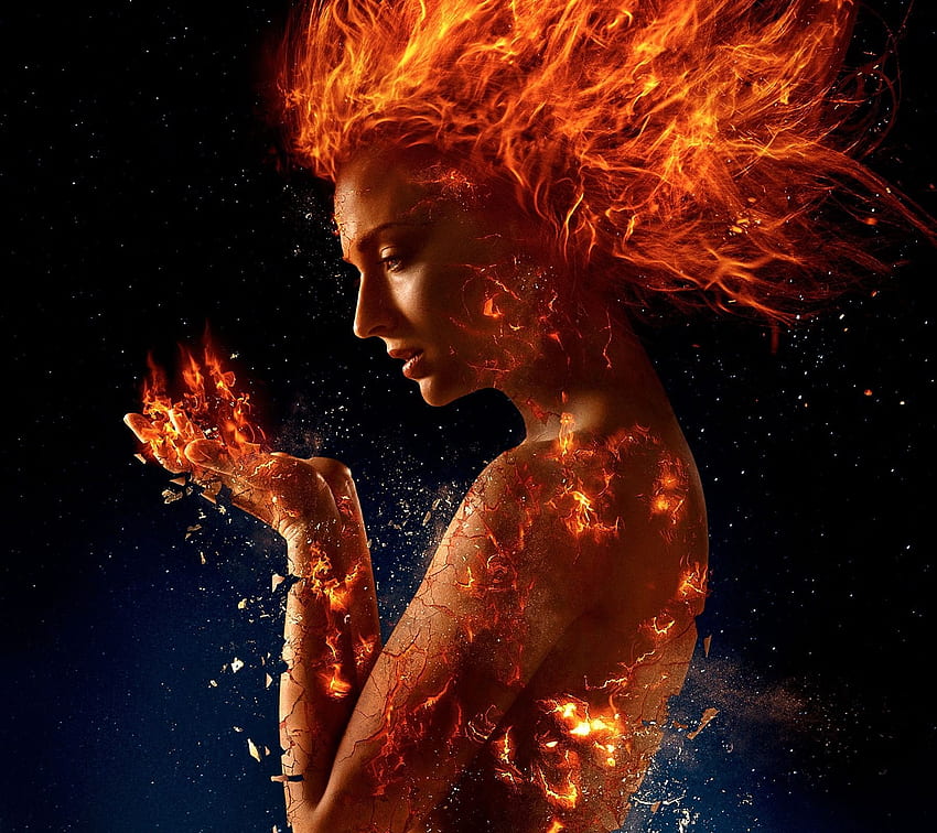 Dark Phoenix and Background - Static, Red Phoenix HD wallpaper | Pxfuel