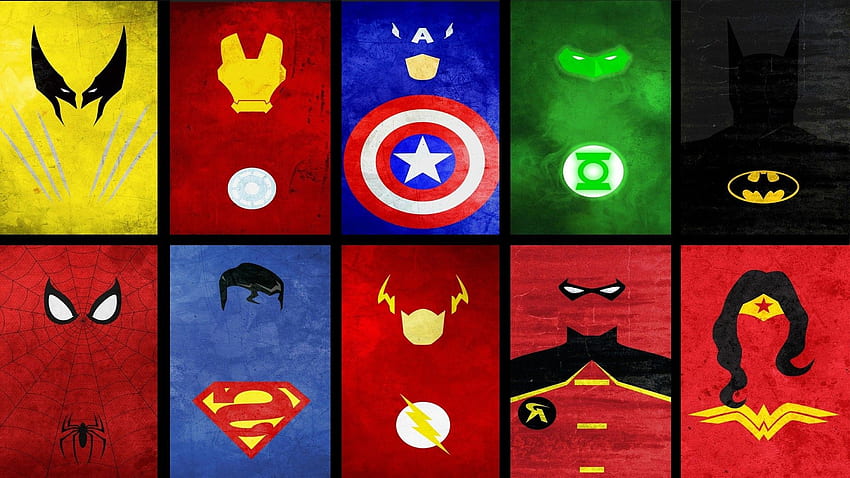 superhéroe, DC Comics / y móvil, Marvel vs. corriente continua fondo de pantalla
