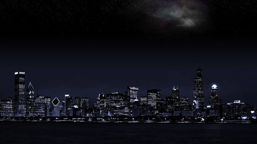 Notte della città, estetica della città oscura Sfondo HD