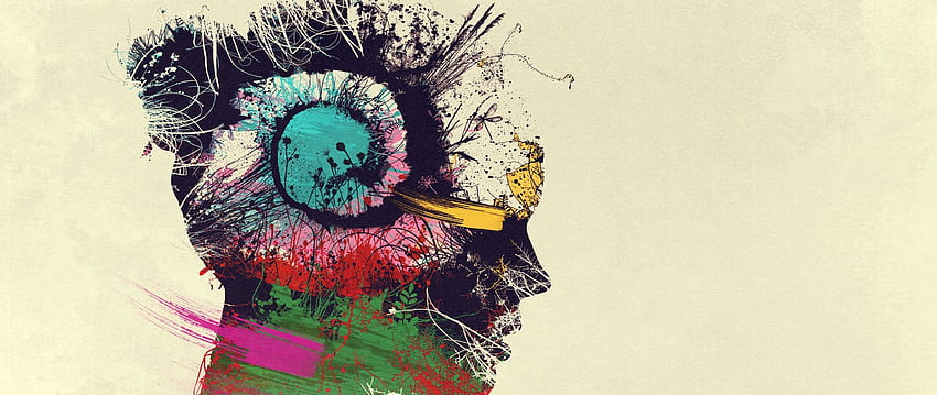 Explosion, Thoughts, Girl, Paint - Portrait - - HD wallpaper | Pxfuel