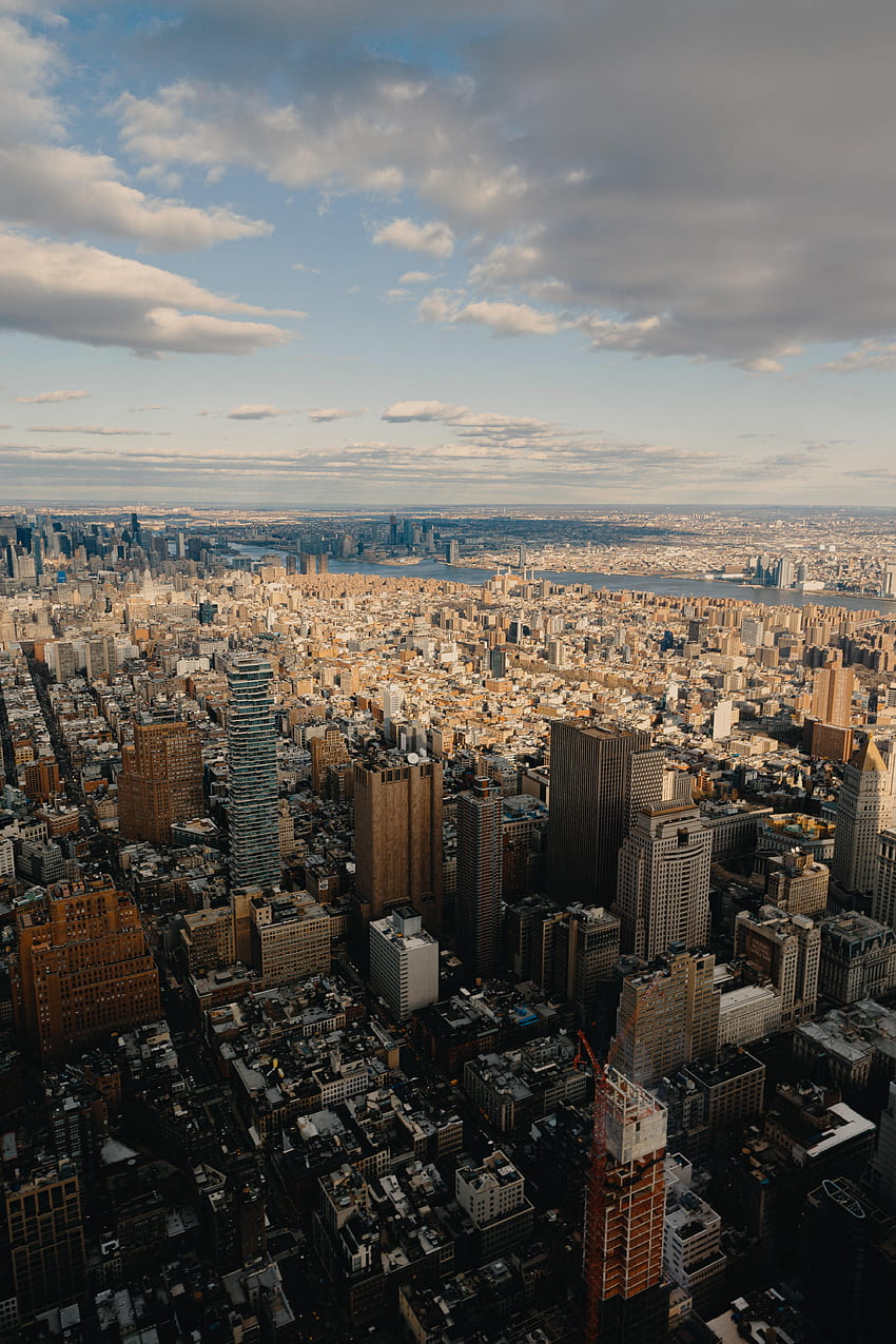 Città, Città, Edificio, Vista dall'alto, Megapolis, Megalopolis, New York Sfondo del telefono HD