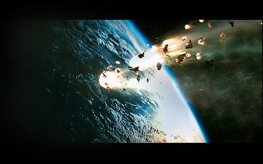 Impact en 30, espace, firebat, terre, astéroïdes Fond d'écran HD