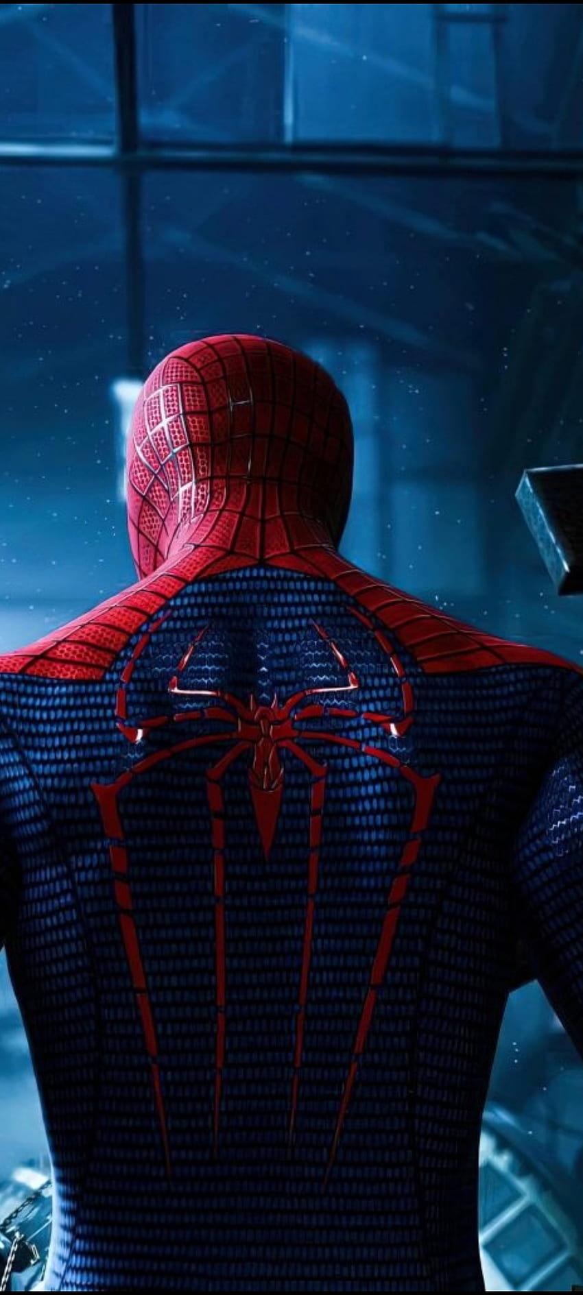 Spider Man, czerwony, art Tapeta na telefon HD