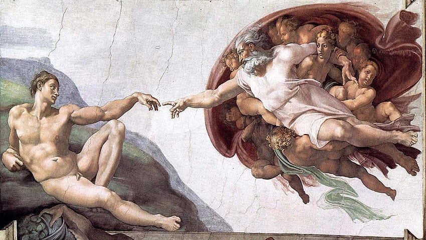 The Creation Of Adam Michelangelo - , High Definition, High HD wallpaper