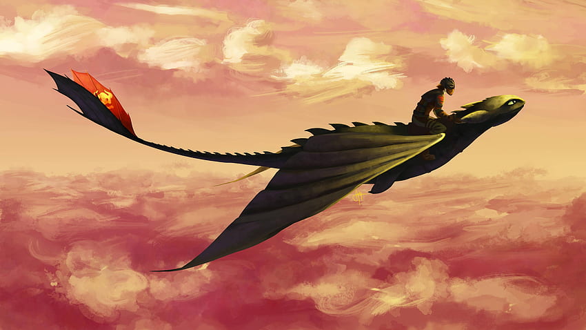How to Train Your Dragon: The Hidden World , Hiccup and Toothless HD wallpaper