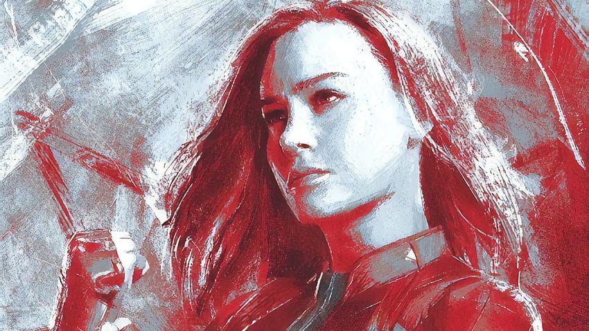 Kaptan Marvel (Carol Danvers) Marvel , Kızıl Marvel HD duvar kağıdı