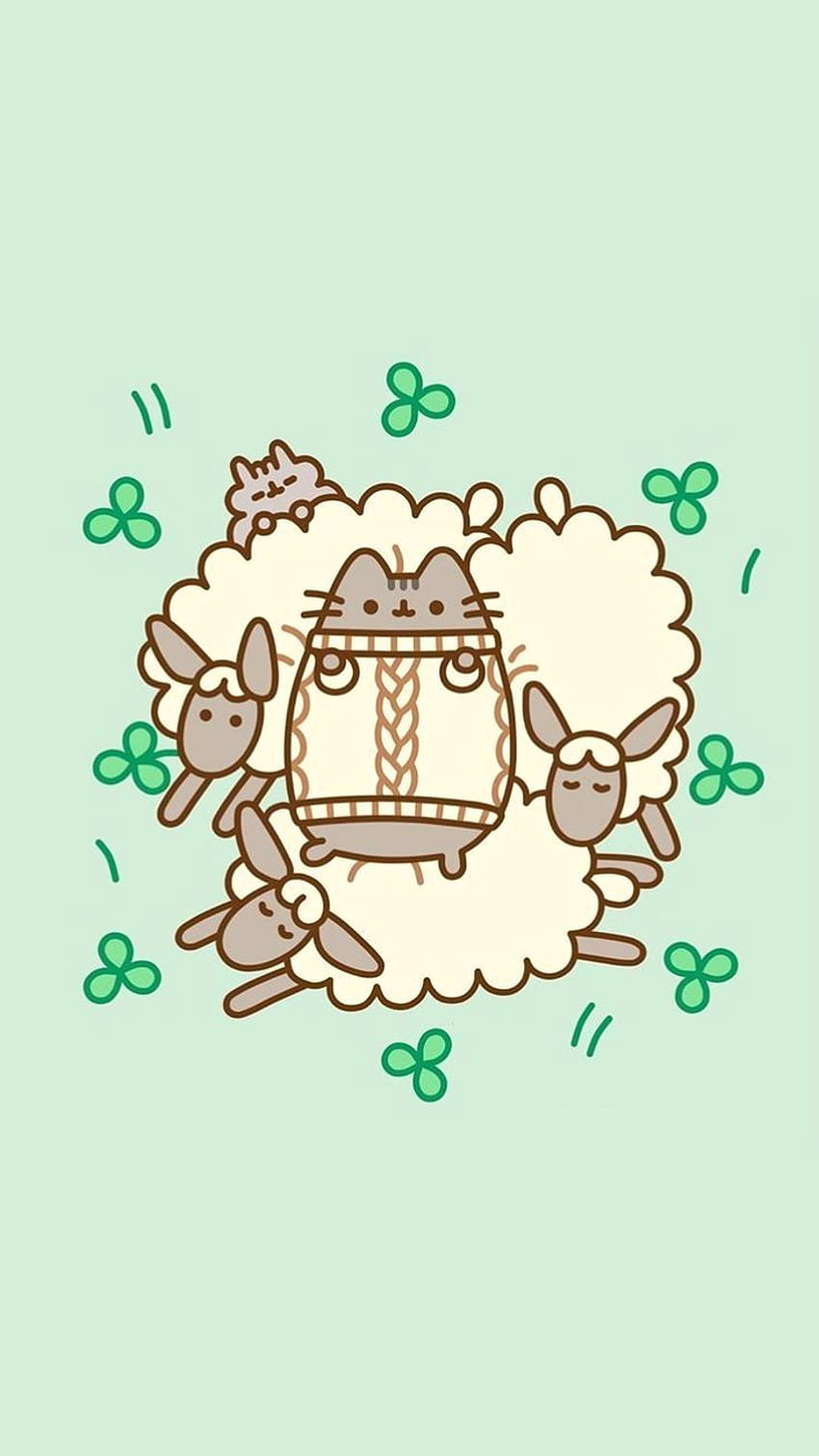 iPhone Cute Pusheen Nyan Cat Gif St [] for your , Mobile & Tablet. Explore St. Patrick's Day Cats . St. Patrick's Day Cats , Pusheen Spring HD phone wallpaper