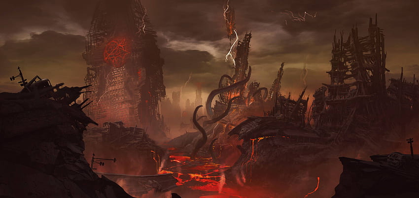 Ewiges Schicksal, 7680 Doom Slayer HD-Hintergrundbild