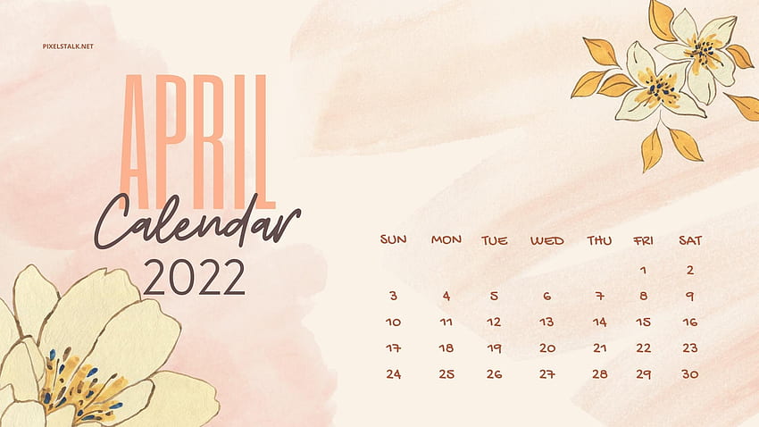 April 2022 Calendar Background HD wallpaper | Pxfuel