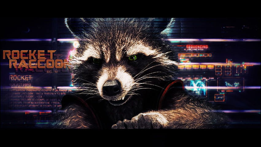 Rocket Raccoon - Guardianes de la Galaxia fondo de pantalla