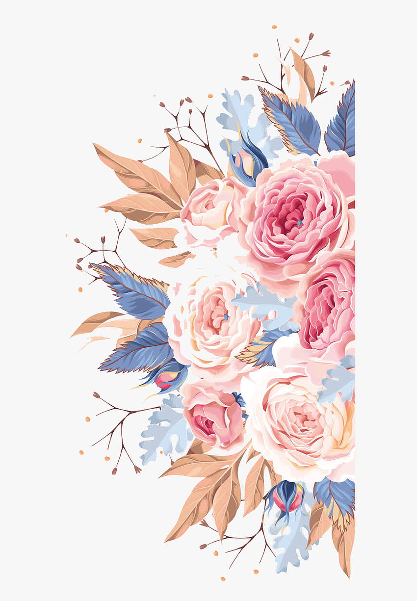 Сватбена покана Акварелна живопис Цвете Акварел - Красиви за телефони, Png, акварелни цветя HD тапет за телефон