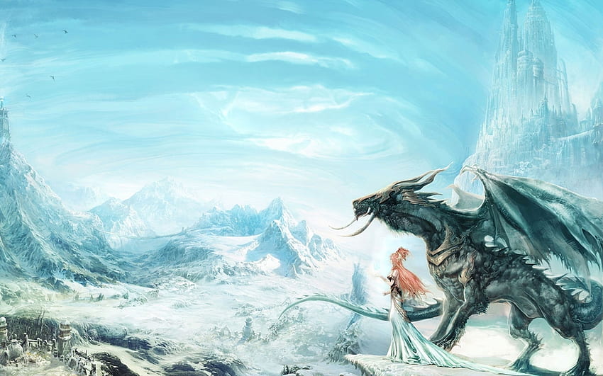 Fantasi, Naga Wallpaper HD