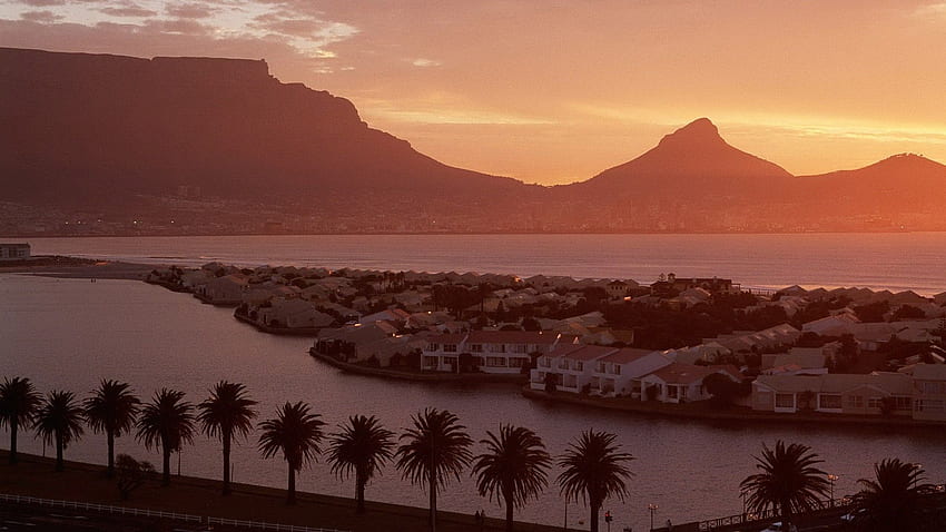 Berge Welt Kopf Tische Südafrika Kapstadt Menschen, Hi Res Menschen, High Definition HD-Hintergrundbild