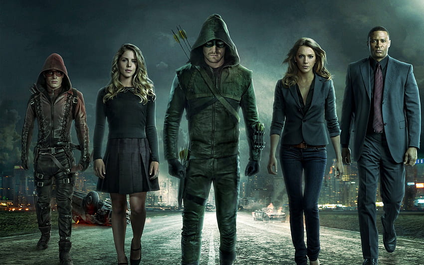 Arrow 3. Sezon, takım, sezon, yeşil, Arrow, Güç, 3, 2014, Süper HD duvar kağıdı