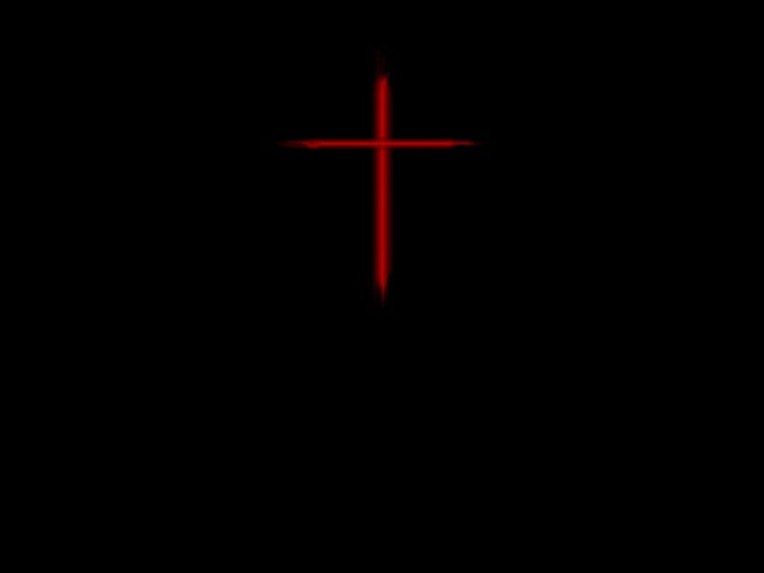 cruz roja, cruz de neón fondo de pantalla