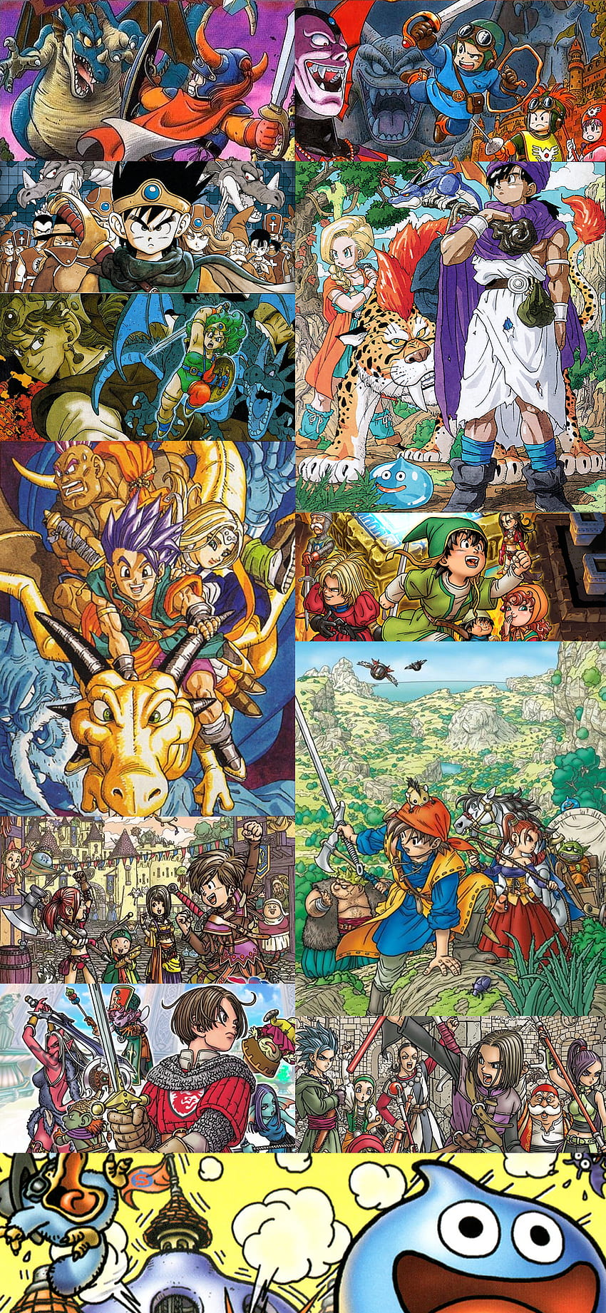 Couldn't find any good mobile , so I made my own : dragonquest, Dragon Quest 4 HD phone wallpaper