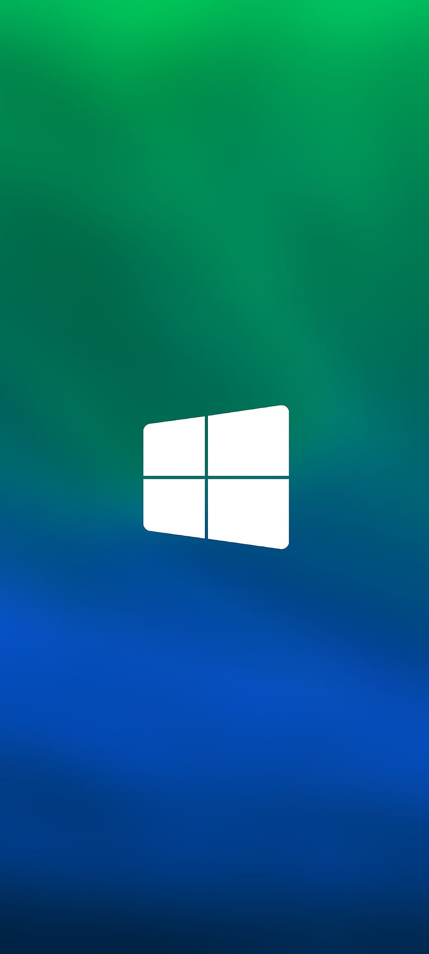 Windows 10x ロゴ , エレクトリック ブルー, シンボル, 緑, , テクノロジー, , マイクロソフト, Windows 10x HD電話の壁紙